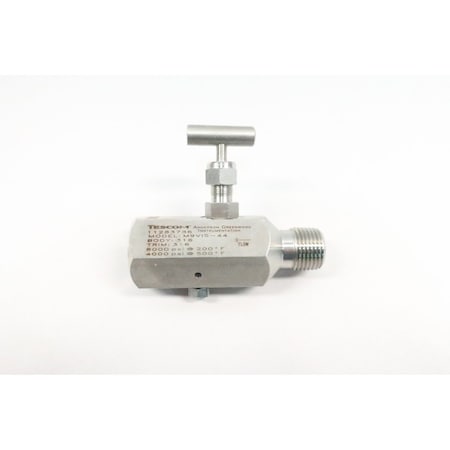 Tescom Bleed Gauge 6000 PSI 1/2in NPT Other Hydraulic Valve M9VIS-44